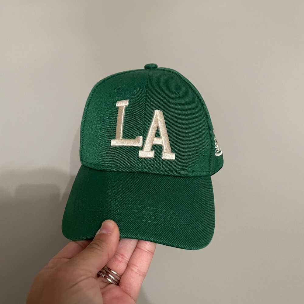 Women's Green Cap with LA Logo